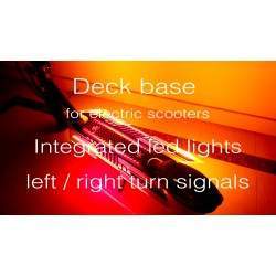 Monorim deck ALD WDL / basis voor elektrische scooters met led-verlichting en links / rechts richtingaanwijzers Monorim - 3 Voet