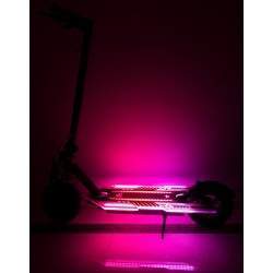 Monorim dæk ALD WDL / base til el-scootere med led lys og venstre/højre blinklys Monorim - 6 Sokkel med led lys og venstre/højre
