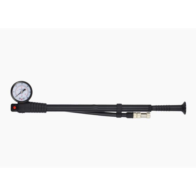 Precision 300PSI / 20 bar air pump - anti-leak protection.  - 4 Precision pump made of aluminum. The pump is extendable and cons