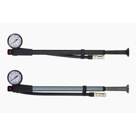 300PSI/20 bar precisie luchtpomp - anti-lekbescherming.  - 6 Precisiepomp gemaakt van aluminium. De pomp is uitschuifbaar en bes