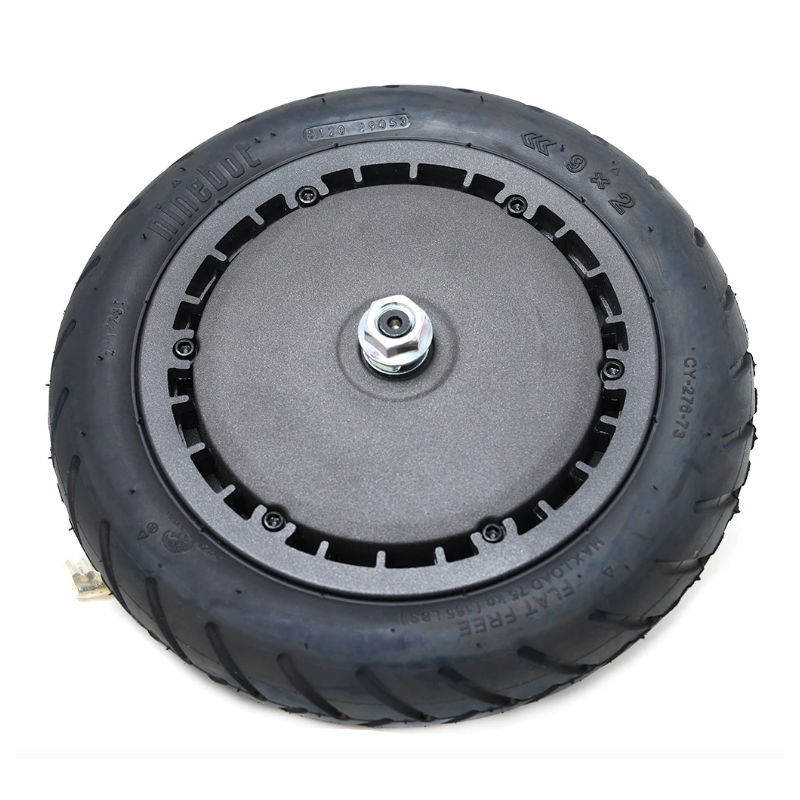Moteur 350w avec jante et système de refroidissement amélioré - pneu 9 pouces Segway - Ninebot - 1 Installez le nouveau moteur 3