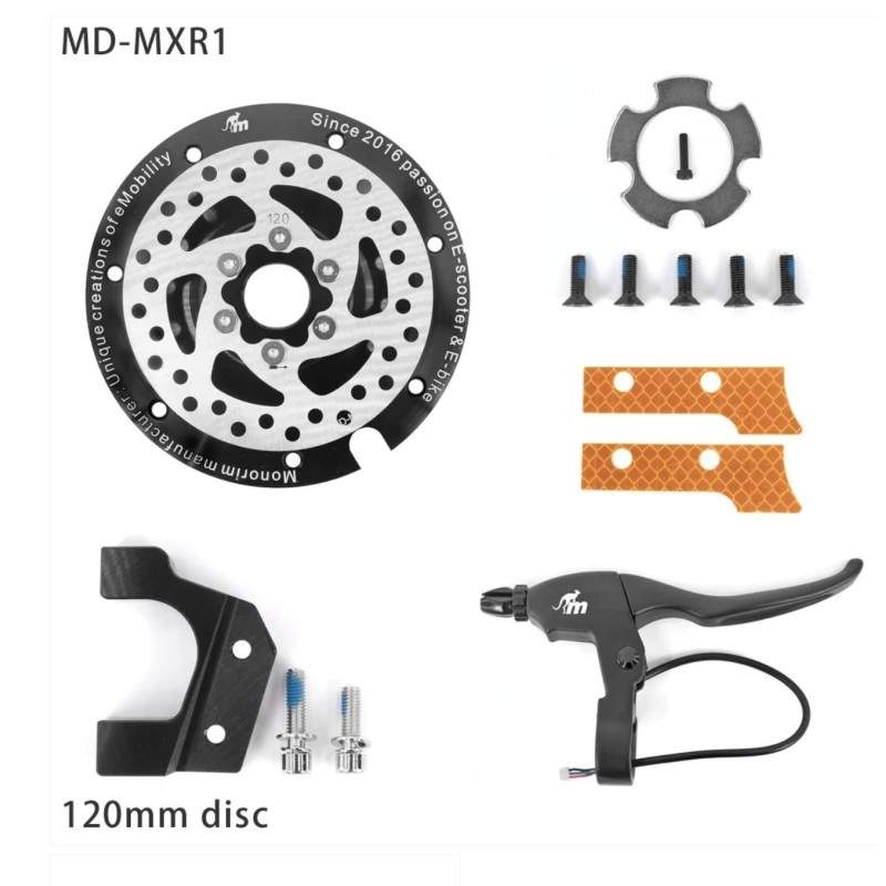 Spesifikt Monorim MD MXR1 350w/500w motordekselsett for å oppgradere til skivebrems. Monorim - 8 Monorim MD MXR1 350w/500w oppgr
