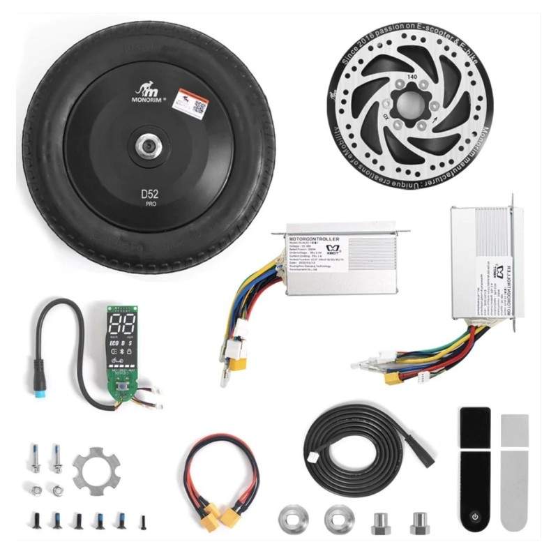 DUAL52 AWD Upgrade kit per PACK U5 2.0 per scooter elettrici Xiaomi - Kit DUAL MOTOR Monorim - 37 
DUAL52 AWD Upgrade kit per PA