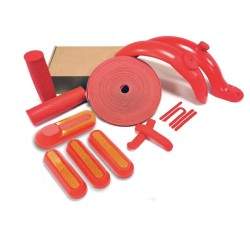 Kit carenatura con colore personalizzato - parafanghi più extra - design del fanale posteriore standard e grande.  - 2 Kit caren