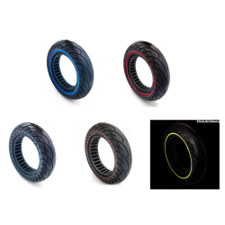 Wagon solid tire 10 x 2.5 inches (very light solid wheel for 34mm rims)  - 7 
Install 10" x 2.5" solid tires - no more punctures