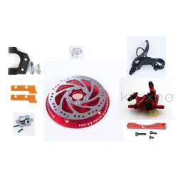 Monorim MD-MXR1 Pro rear disc brake kit for 350w/500w motor on Ninebot Max G30 scooter or similar Monorim - 1 
Install rear disc
