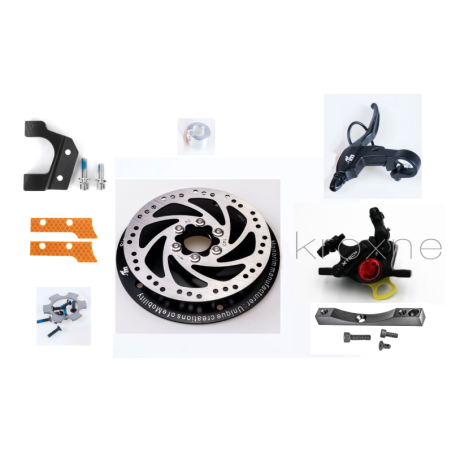 Monorim MD-MXR1 Pro bagskivebremsesæt til 350w/500w motor på Ninebot Max G30 scooter eller lignende Monorim - 10 
Monter bagerst