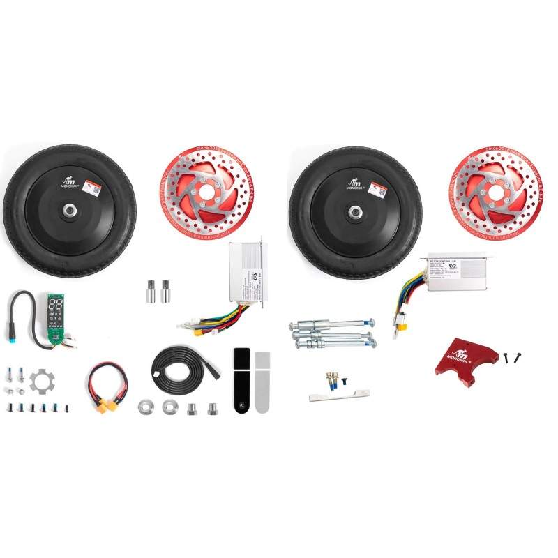 Monorim Dual52 Pro Ultra (inclusief twee 500w motoren) Monorim - 4 Inclusief een 14400 mah batterij met 60ah BMS
48v 3A batterij