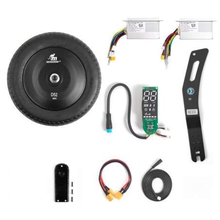 Monorim Dual52 Max (includes a 500w motor) Monorim - 1 
It includes a nominal 500w motor, by adding this power to your Monorim 5