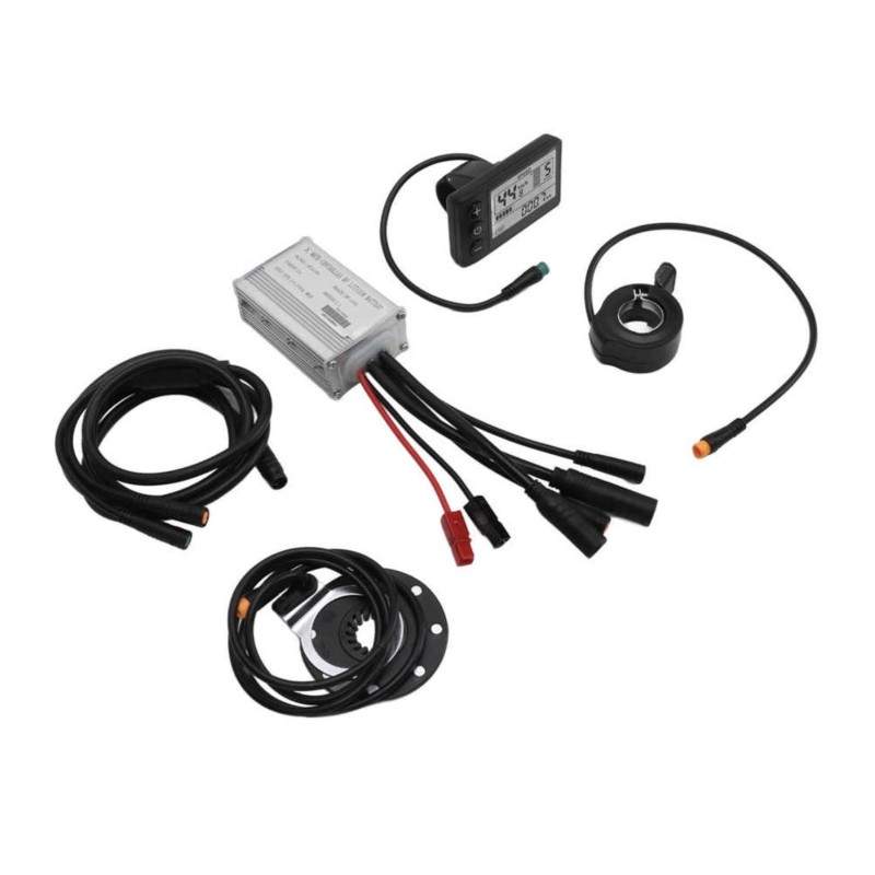 Kit complet de controler rezistent la apa pentru bicicleta electrica cu afisaj panou S866 in versiunea 36v si 48v KROXNE - 1 Kit