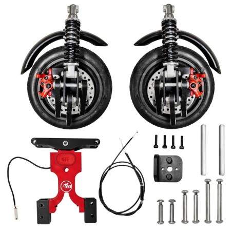 Kit de șoc Monorim X3 cu două roți din spate pentru scutere electrice Xiaomi toate modelele sau scuter similar Monorim - 1 Kit d