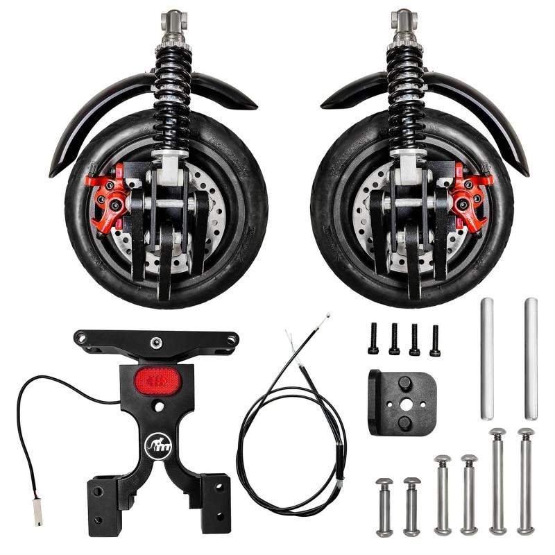 Monorim X3 sjokksett med to bakhjul for Xiaomi elektriske scootere alle modeller eller lignende scooter Monorim - 2 Monorim X3 s