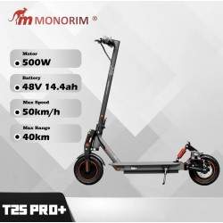 Monorim T2SPRO + 48V Hochleistungs-Elektroroller - 500W Motor - 14,4ah Batterie Monorim - 1 Monorim T2SPRO + Hochleistungs-Elekt