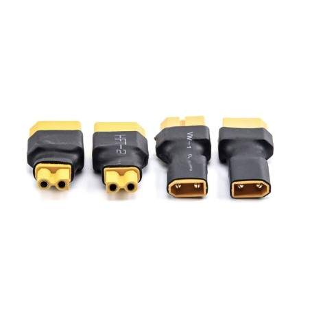 Adaptador ou conversor de XT60 para XT30 fêmea-macho ou macho-fêmea KROXNE - 5 Adaptador ou conversor de XT60 para XT30 fêmea-ma