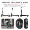 Pneu solide pour scooter électrique Zero 8, Zero 9, Vsett 8, Vsett 9, Kugoo X1, Kirin G2 Pro 8,5x3 Kukirin - 2 Pneu solide pour 