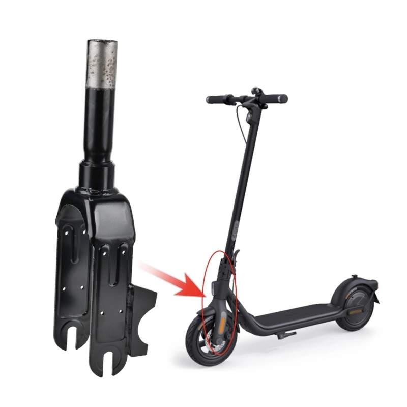 Vidlica s podporou brzdového strmeňa a tlmičom pre Segway F2, F2 Plus, F2 Pro alebo podobný elektrický skúter Segway - Ninebot -