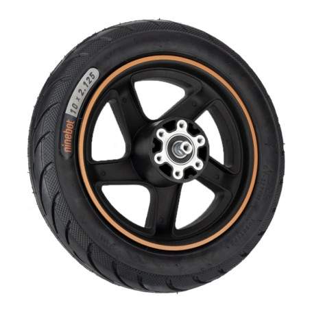 Koleso s shinoy dlya samokata Segway Ninebot F20, F25, F25i, F30, F40, F40i ili analogichnogo - 10x2,125 dyuyma Segway - Ninebot