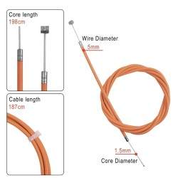 Brzdové lanko pro Segway F20, F25, F30, F40, D18, D28, D38 nebo podobné Segway - Ninebot - 6 Brzdové lanko pro Segway F20, F25, 