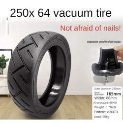 Pneu avec gel anti-crevaison pour Xiaomi Scooter 4 Ultra ou similaire - 250x64 - avec anti-crevaison Xiaomi - 3 Pneu avec gel an