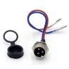 Porta de carregamento para conector GX16 para scooter, bicicleta ou veículo elétrico  - 1 Porta de carregamento para conector GX