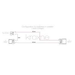 Câble de connexion série pour batterie externe compatible avec scooter, vélo électrique ou similaire  - 2 Câble de connexion sér