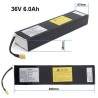 6000mah Kugoo S1 sähköskootterille tai vastaavalle  - 2 Akku 36v 6000mah Kugoo S1 sähköskootterille tai vastaavalle
Akku 36v 600