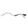 Kábel konvertora nabíjačky GX16 na DC 5,5 mm / DC 8 mm / XLR / GX12  - 4 Kábel konvertora nabíjačky GX16 na DC 5,5 mm / DC 8 mm 