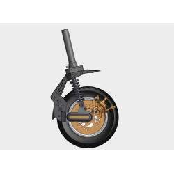 Perednya pidviska Sharkset z dyskovym halʹmom dlya Ninebot Max G30E ll / G30 LE / G30D / G30LP, Segway Max G2 / G65.  - 7 Peredn