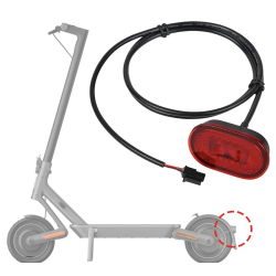 Lampka tylna na błotnik do hulajnogi Xiaomi Scooter 4 Ultra lub podobnej  - 1 Lampka tylna na błotnik do hulajnogi Xiaomi Scoote