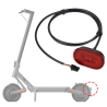 Rücklicht für den Kotflügel des Xiaomi Scooter 4 Ultra oder ähnliches  - 1 Rücklicht für den Kotflügel des Xiaomi Scooter 4 Ultr