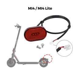 Hátsó lámpa a Xiaomi Scooter Mi 4, Mi 4 Lite vagy hasonló sárvédőjéhez  - 1 Hátsó lámpa a Xiaomi Scooter Mi 4, Mi 4 Lite vagy ha