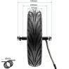 Originalni motor serije Ninebot Segway Max G2 vsi modeli - nazivna moč 450 W - največja moč 900 W  - 4 Originalni motor serije N
