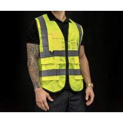 Reflecterend veiligheidsvest voor het rijden op elektrische scooters en andere soortgelijke voertuigen. Wan - 3 Reflecterend vei