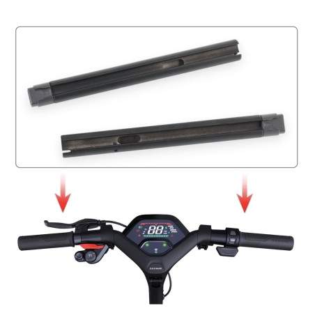 Lewa i prawa część aluminiowa do kierownicy hulajnogi Segway Ninebot serii P65 i P100  - 4 Lewa i prawa część aluminiowa do kier