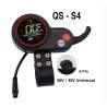 Display QS-S4 de 6 pinos (36V-60V) para Kaboo, Zero 9, Zero 8X, Zero10, Zero10X e similares  - 1 Display QS-S4 de 6 pinos (36V-6