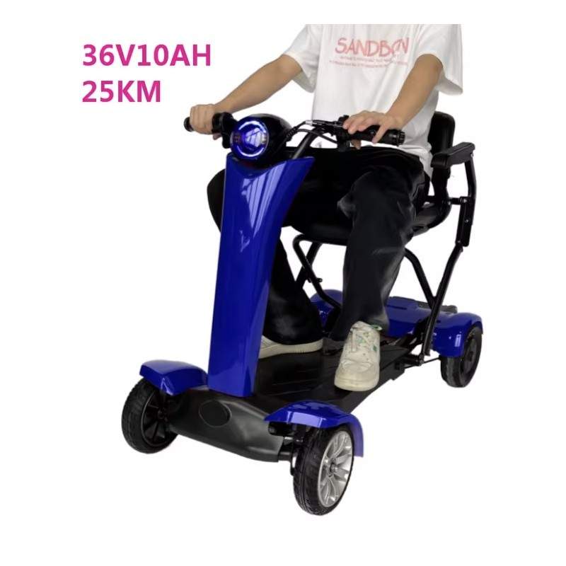 Faltbarer Elektroroller mit vier Rädern und Stuhl für Senioren Segway - Ninebot - 4  