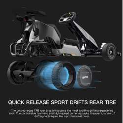 Driftdæk til Ninebot Gokart Pro, GoKart Kit og Gokart Lamborghini - Ninebot S Max Segway - Ninebot - 5 
Passer til Ninebot Gokar