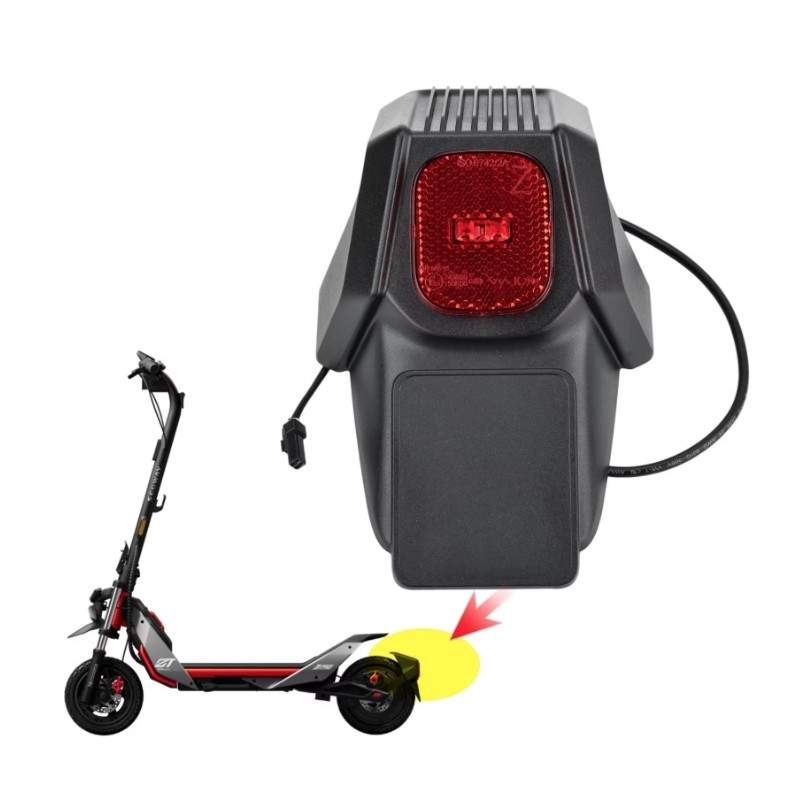 Original komplet bagskærm med lys til Segway ZT3 / Segway ZT3 Pro - dele og reservedele Segway - Ninebot - 1  