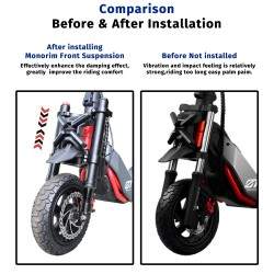 Vorderradfederung Monorim-ZT3 fur E-Scooter Segway ZT3 Pro - Upgrade Kit Monorim - 7 
Kompatibilitat: Vorderradfederung Monorim-