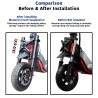 Sospensione anteriore Monorim-ZT3 per monopattino elettrico Segway ZT3 Pro - kit upgrade Monorim - 7 
Compatibilita: sospensione