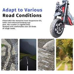 Front suspension Monorim-ZT3 for Segway ZT3 Pro electric scooter - upgrade kit Monorim - 9 
Compatibility: Monorim-ZT3 front sus