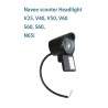 Predni svetlo pro Navee V25/V40/V50/V50i Pro/S40/S60/N65/N65i nebo podobne - LED svetlomet Navee - 3 Kompatibilni s Navee V25, V
