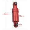 Elektromos robogó rugós lengéscsillapító Smartgyrohoz, Speedway Red 110mm/120mm KROXNE - 1  