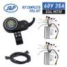 Kit de două controlere cu ecran și declanșator pentru instalarea unui motor dublu 60v 35A (JP) KROXNE - 1  