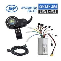Vezérlőkészlet kijelzővel és kioldóval 48v / 52v 25A (JP) elektromos rollerhez KROXNE - 1  