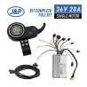 Styrsats med display och trigger 36v 20A (JP) för elscooter KROXNE - 1  
