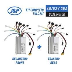 Sæt med to controllere (for og bag) til installation af to motorer (48v / 52v 35A JP) KROXNE - 1  