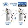 Sæt med to controllere (for og bag) til installation af to motorer (48v / 52v 35A JP) KROXNE - 1  