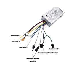 Controller posteriore per monopattino elettrico JP 60V 35A KROXNE - 2  