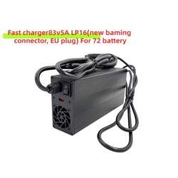 83V 5A LP-16 Snellader 3-pins connector voor 72V accu DUALTRON STORM Thunder3 Thunder2 Minimotors - 1  